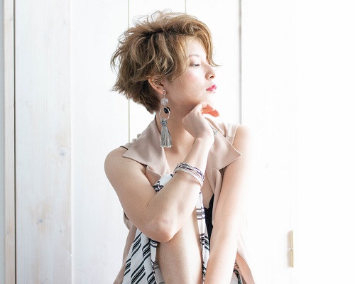 攻めナチュラルなマニッシュスタイル 石田 麻結(アオノハ hair make)